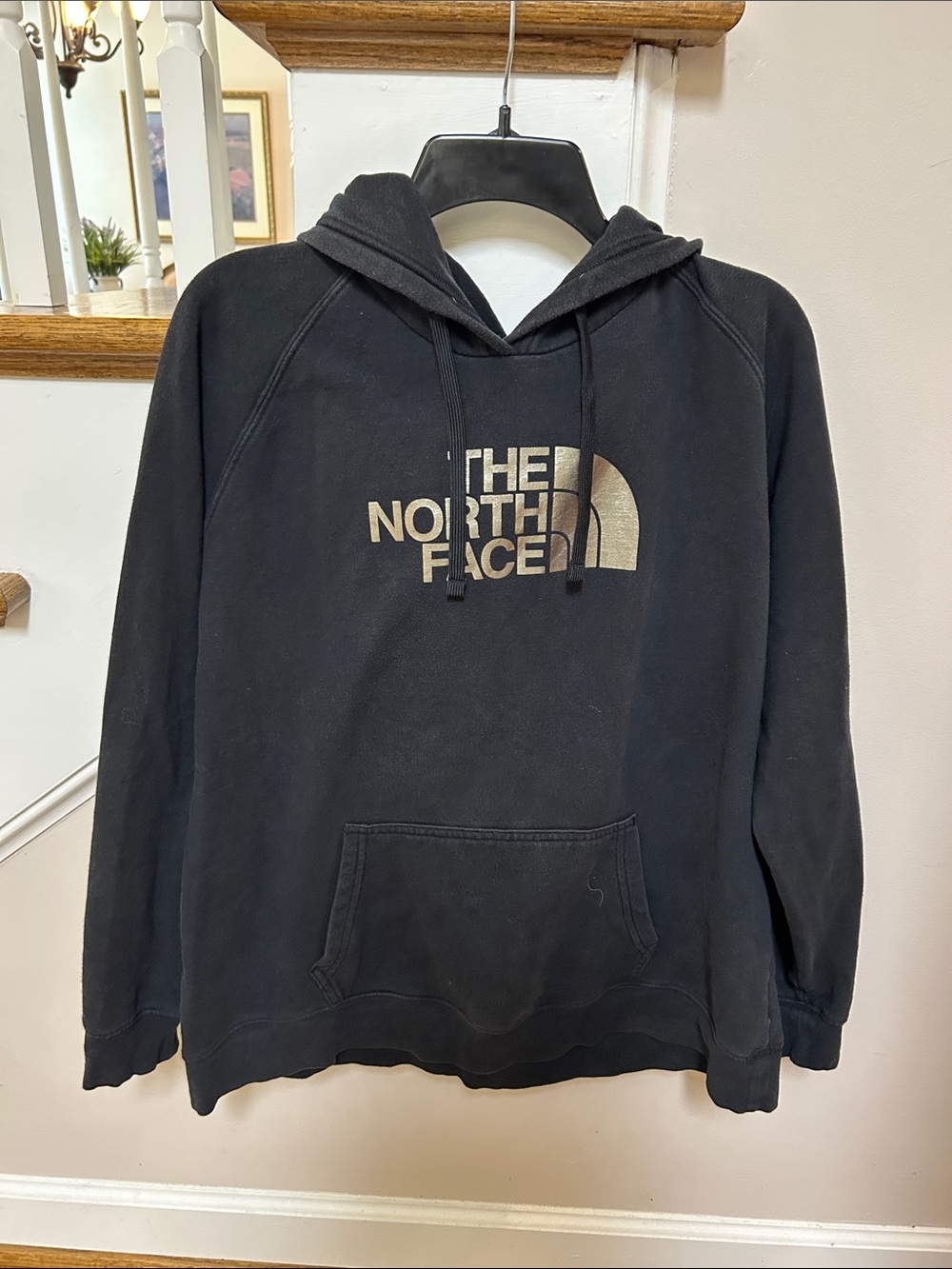 The North Face Black XL Crewneck Logo Hoodie